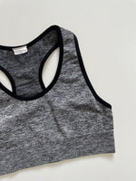 Load image into Gallery viewer, FOSSIL GREY SPORTS BRA - BUST 26 TO 30