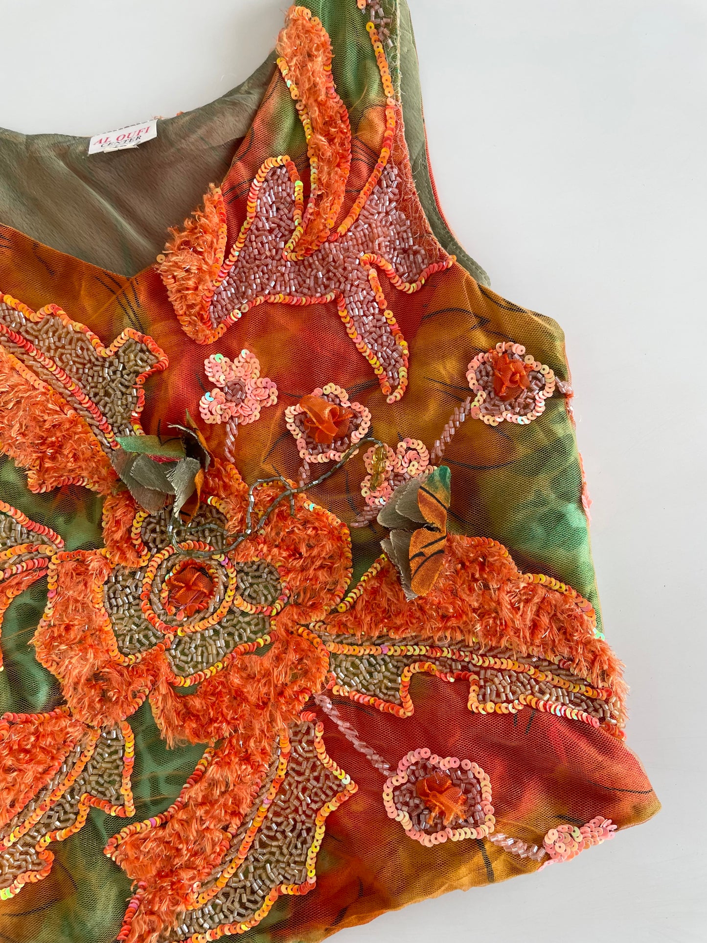 Heavily Hand Embroidered Top-Bust 30