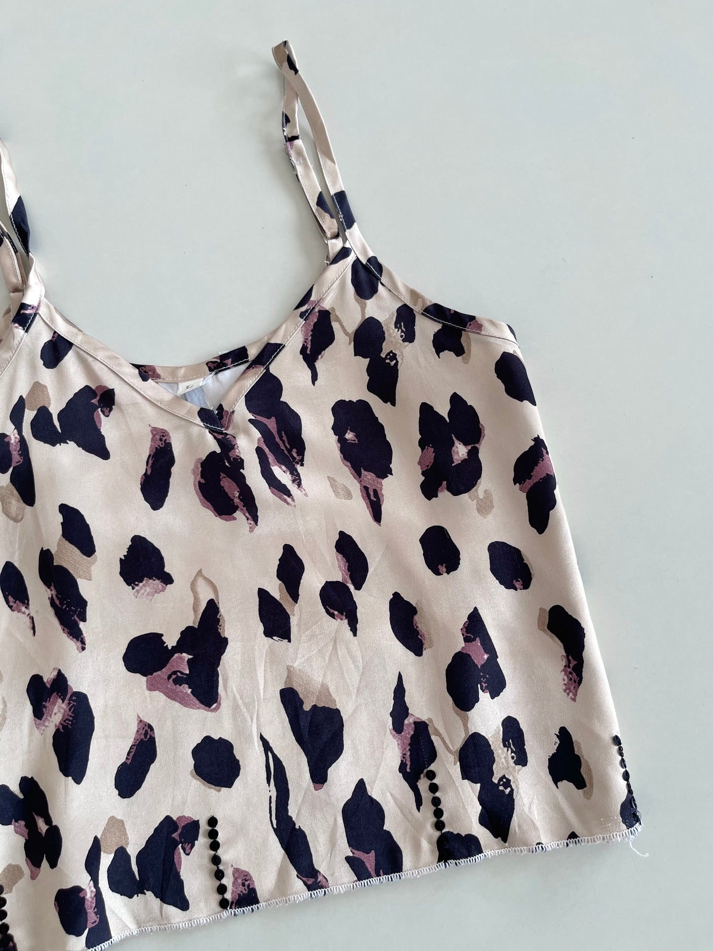 Animal Print Top-Bust 38
