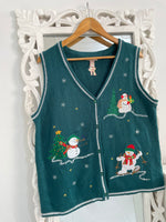 Load image into Gallery viewer, White Stag Christmas Sweater Vest-Bust 44