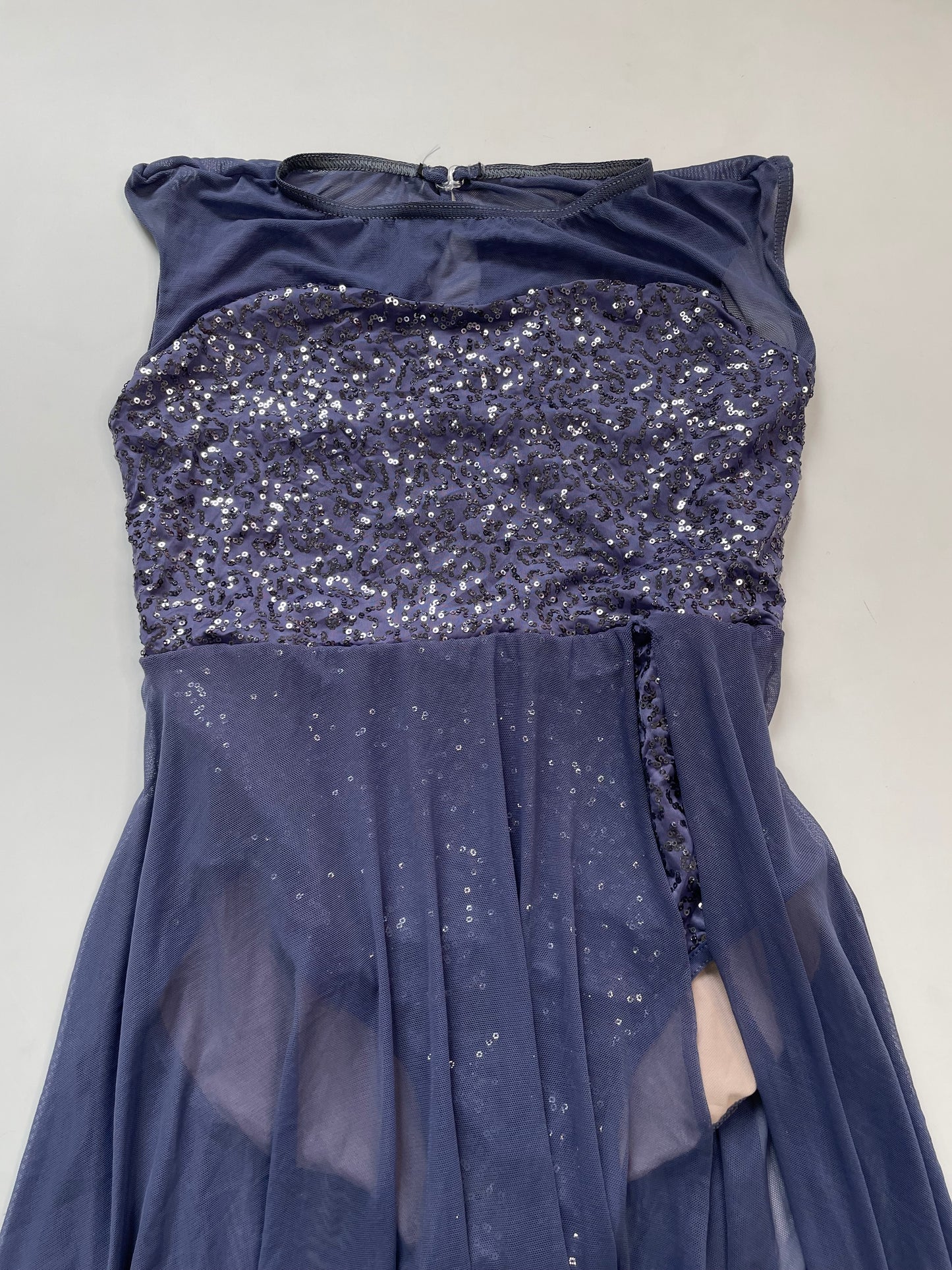 Sequin Bodysuit Sheer Dress-Bust 32 to 34