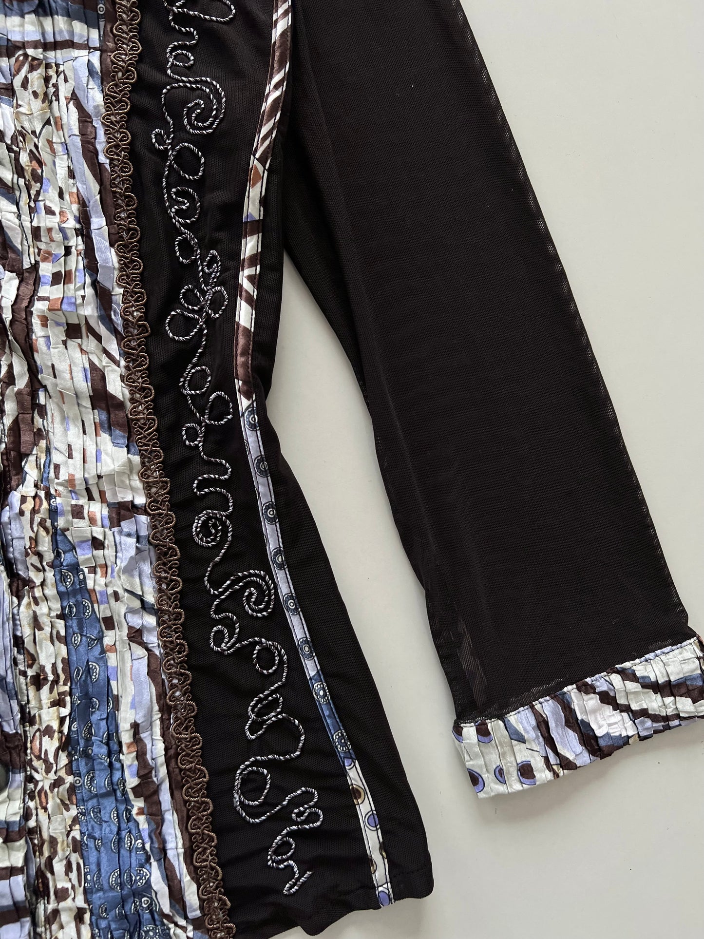 Alberto Makali Embroidered Vintage Shirt-Bust 36