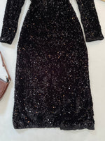 Load image into Gallery viewer, Chenille Sequin Dress-Bust 34 to 36