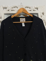 Load image into Gallery viewer, Embroidered Vintage Sweater-Bust 44