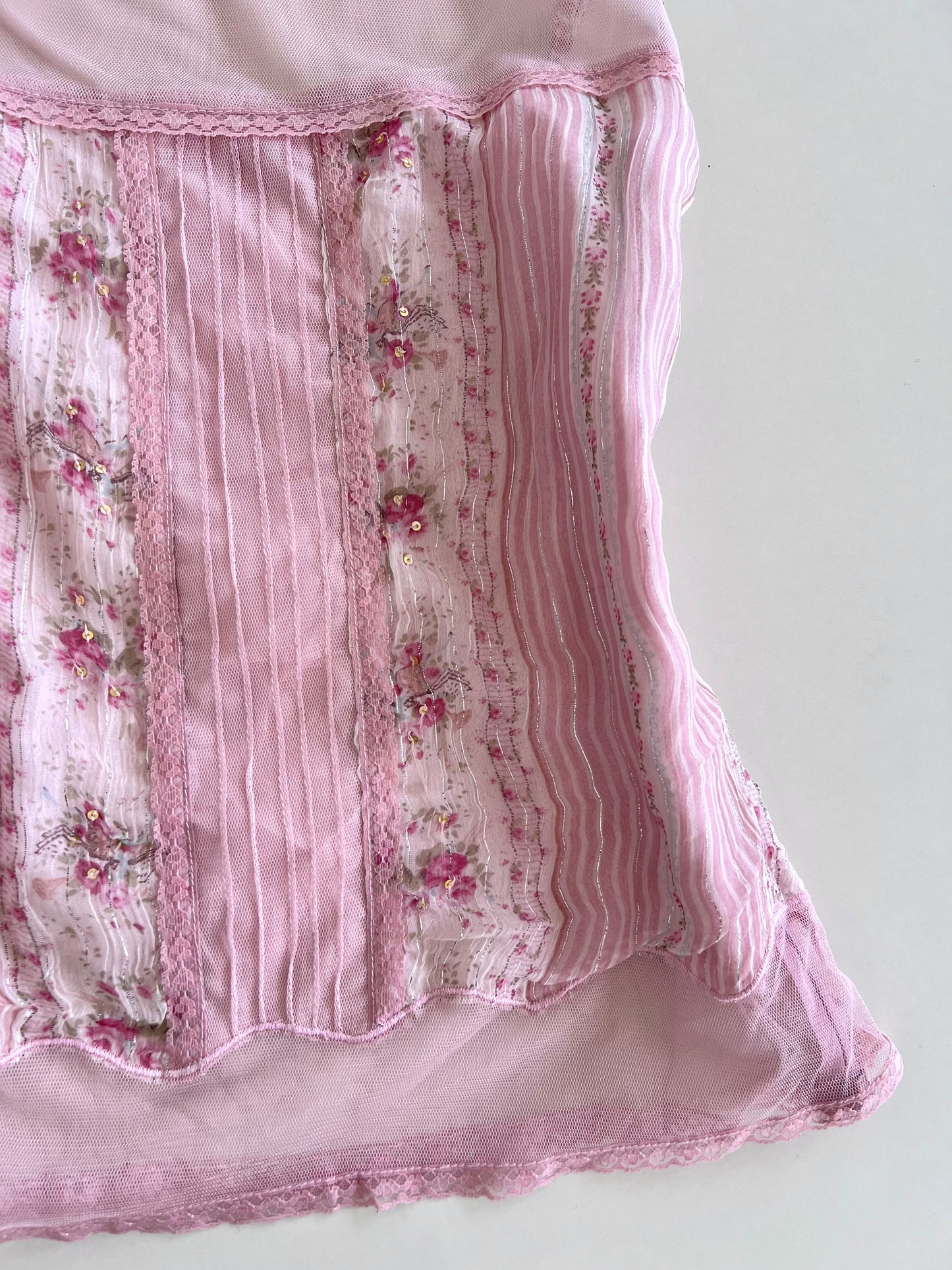 Derby Sequin & Lace Top-Bust 34