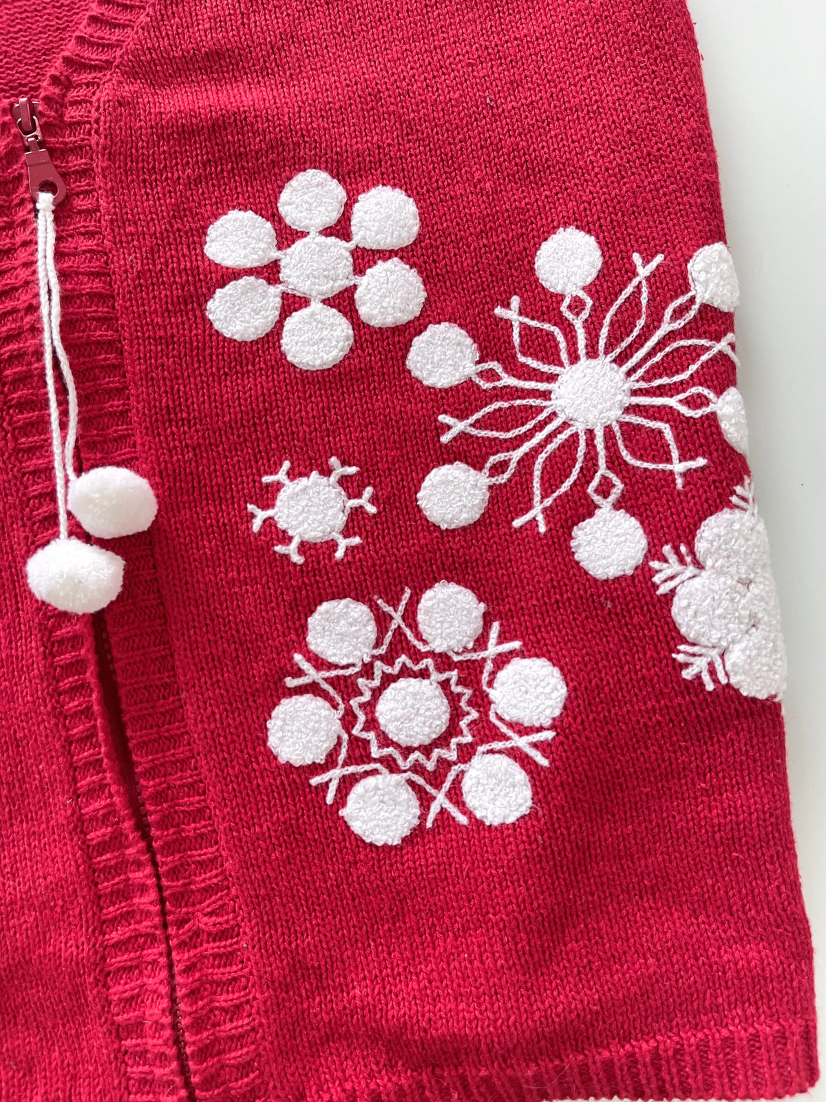 Holiday Editions Embroidered Christmas Vest Sweater-Bust 44