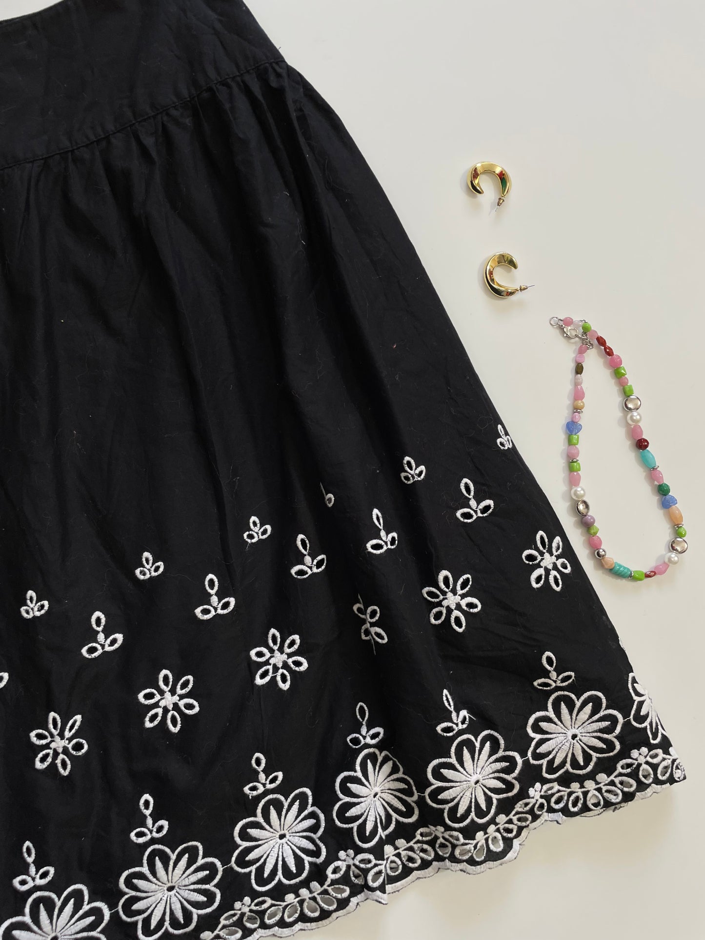 Notations Embroidered Skirt-Waist 34