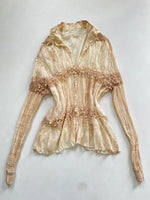 Load image into Gallery viewer, Vintage Tie Dyed Sheer Shirt-Bust 46