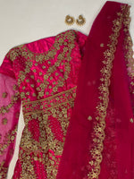 Load image into Gallery viewer, Heavily Embroidered Semi Stitched Kurta Set-Freesize 30 to 42