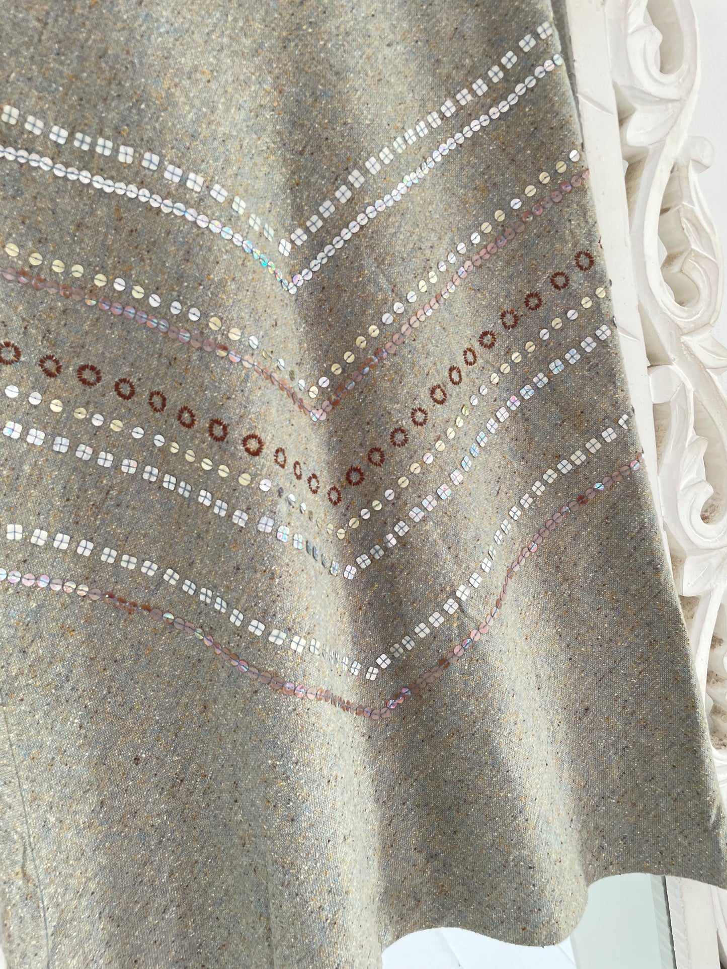 Sandro Embroidered Vintage Warm Skirt-Waist 26
