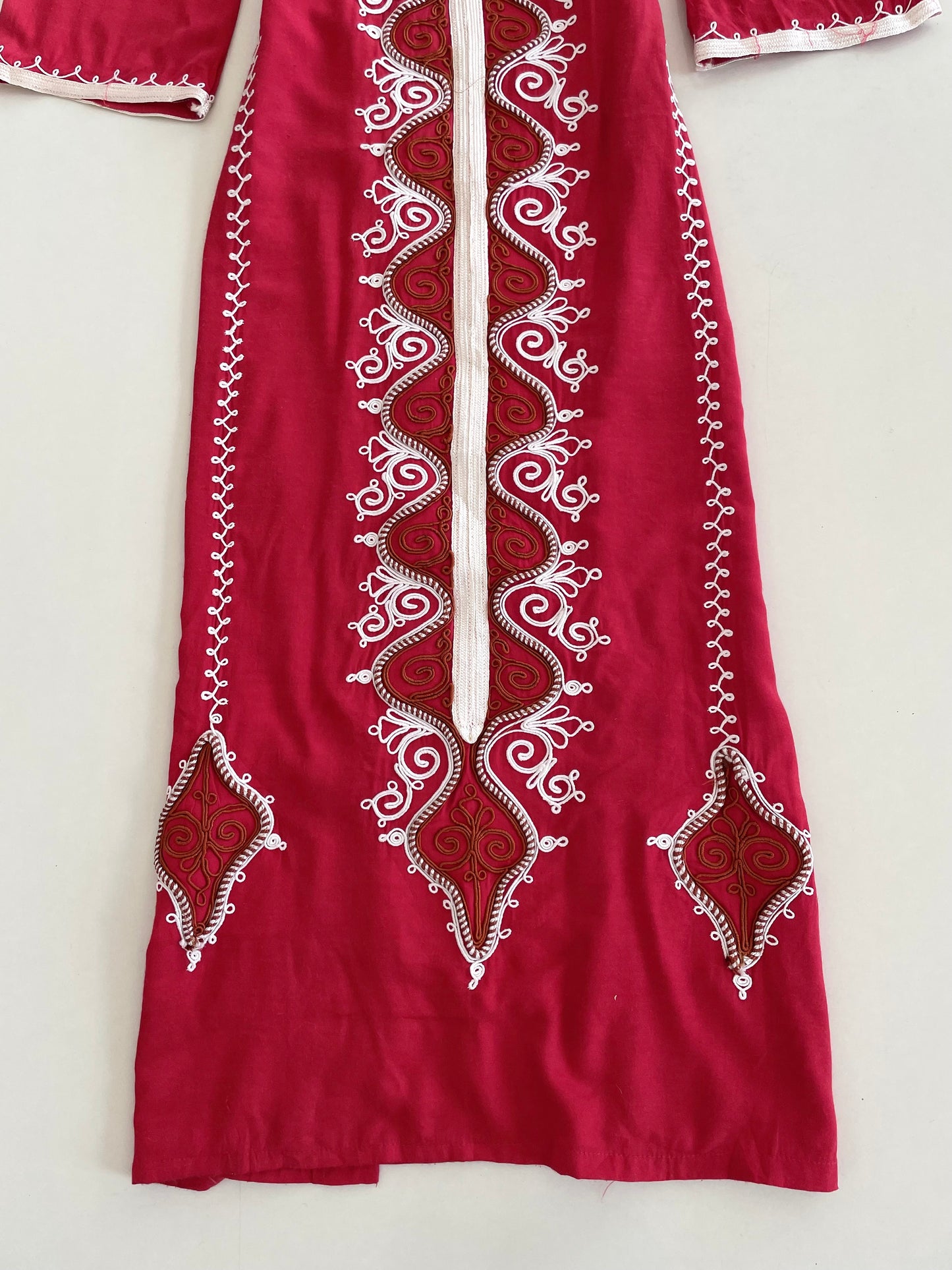 100% Cotton Embroidered Desi Dress-Bust 46