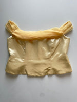 Load image into Gallery viewer, Lime Satin Top-Bust 40