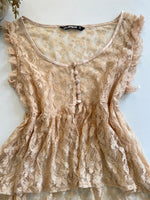 Load image into Gallery viewer, Sheer Lace Top-Bust 34