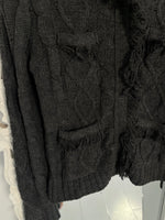 Load image into Gallery viewer, Chunky Cable Knit Zipper-Bust 34