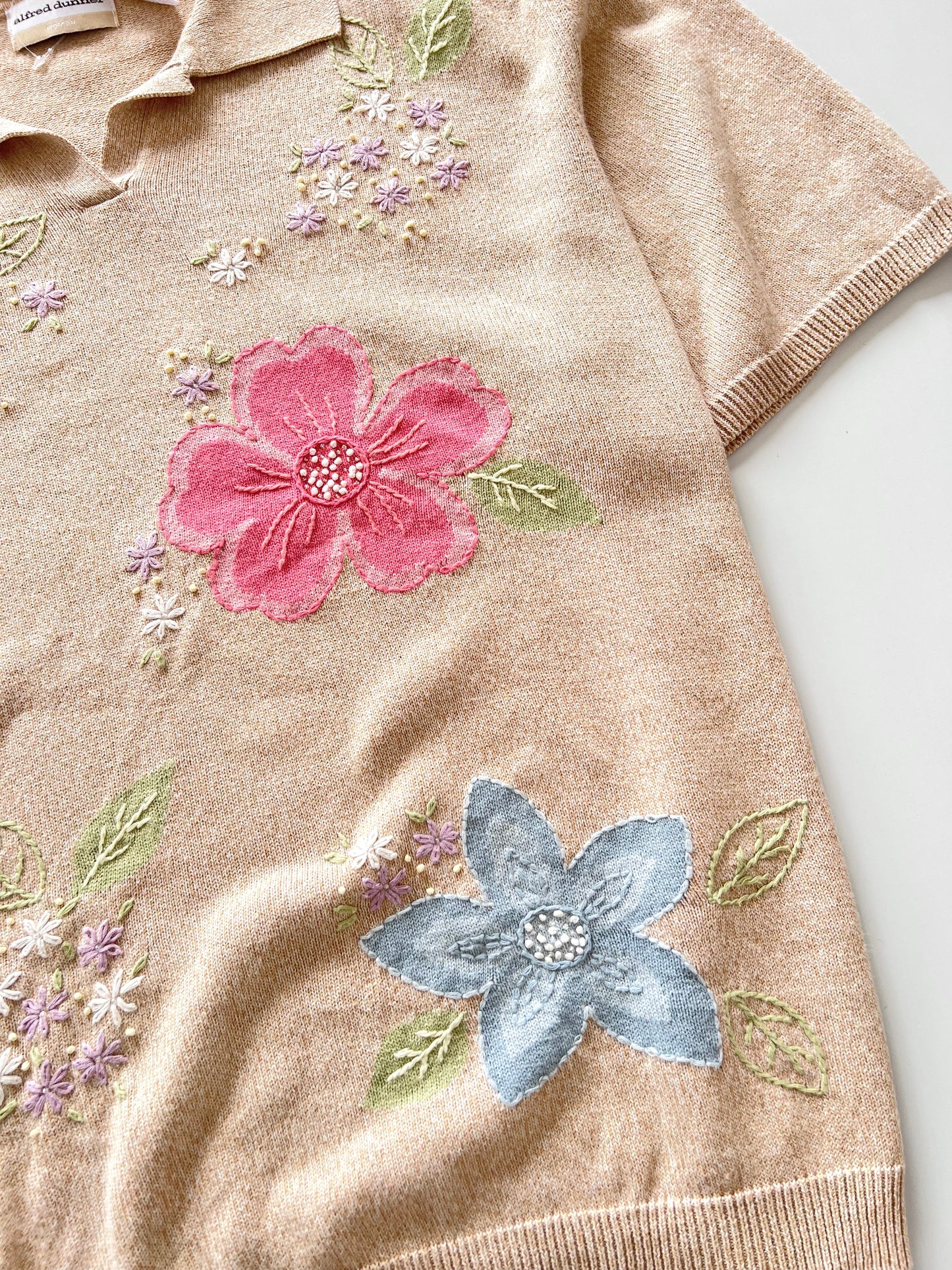 Alfred Dunner Women Embroidered Sweater-Bust 52