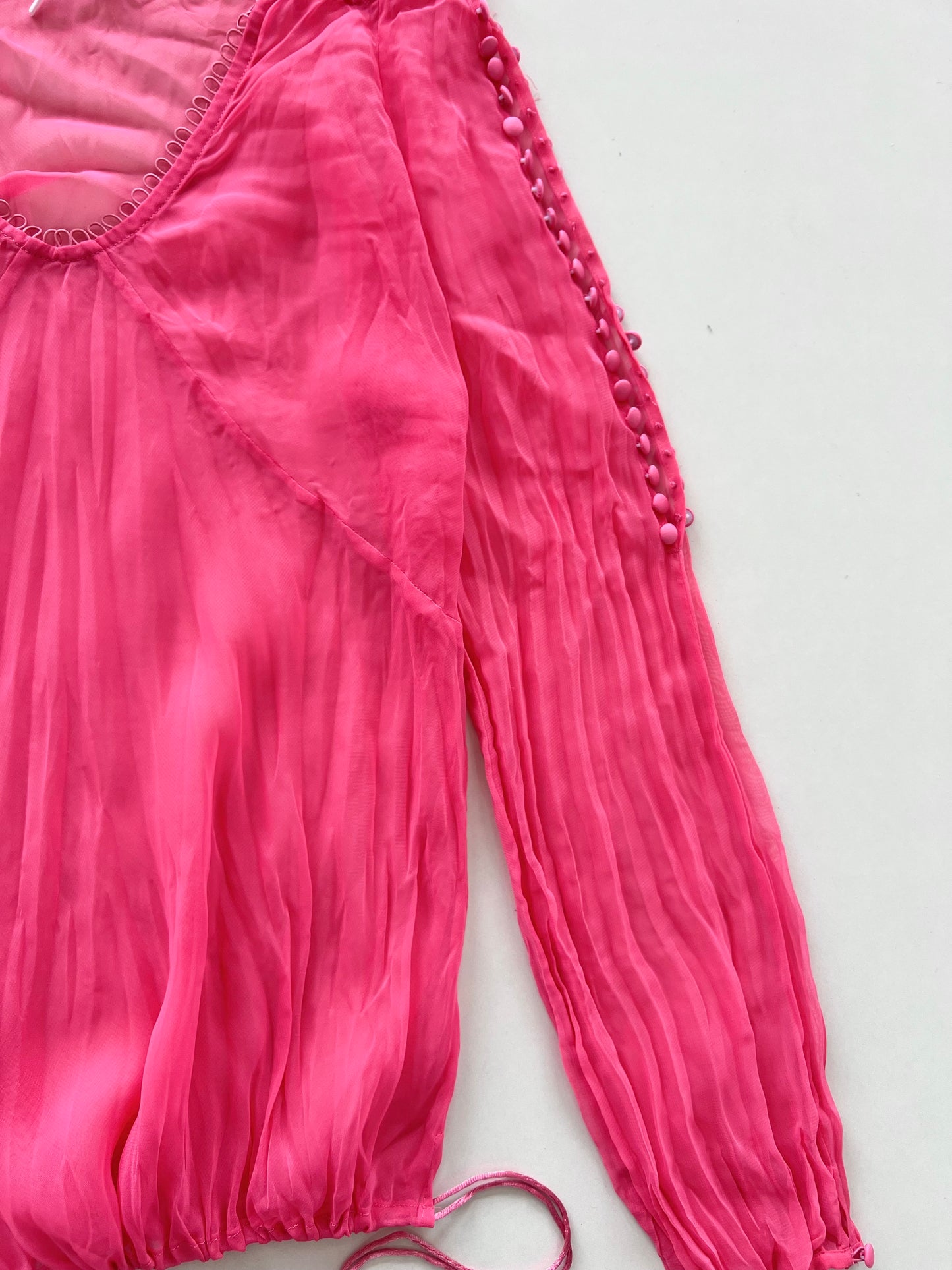 Mango Sheer Vintage Top-Bust 34 to 36