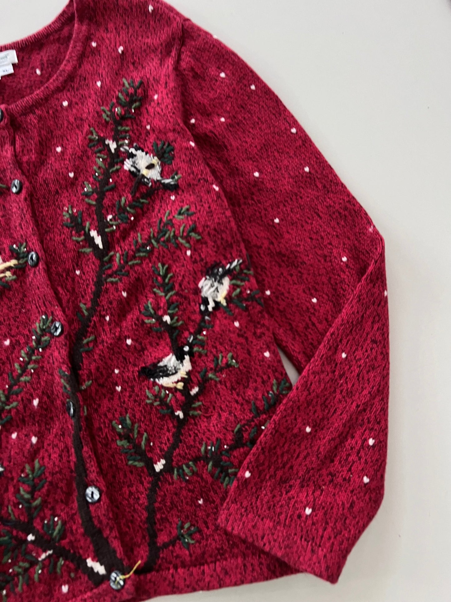 Coldwater Creek Embroidered Sweater-Bust 44