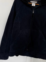 Load image into Gallery viewer, Columbia Blue Hooded Fleece Jacket-Bust 40