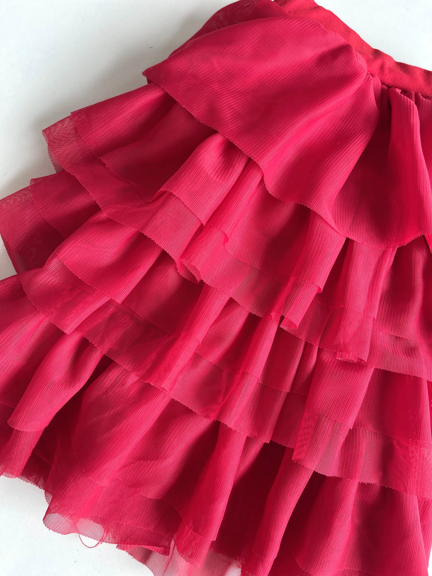 Vintage Ruffle Skirt-Waist 26 to 30