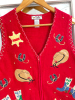 Load image into Gallery viewer, Tiara Christmas Sweater Vest-Bust 36
