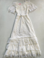 Load image into Gallery viewer, Lace White Dress-Bust 36