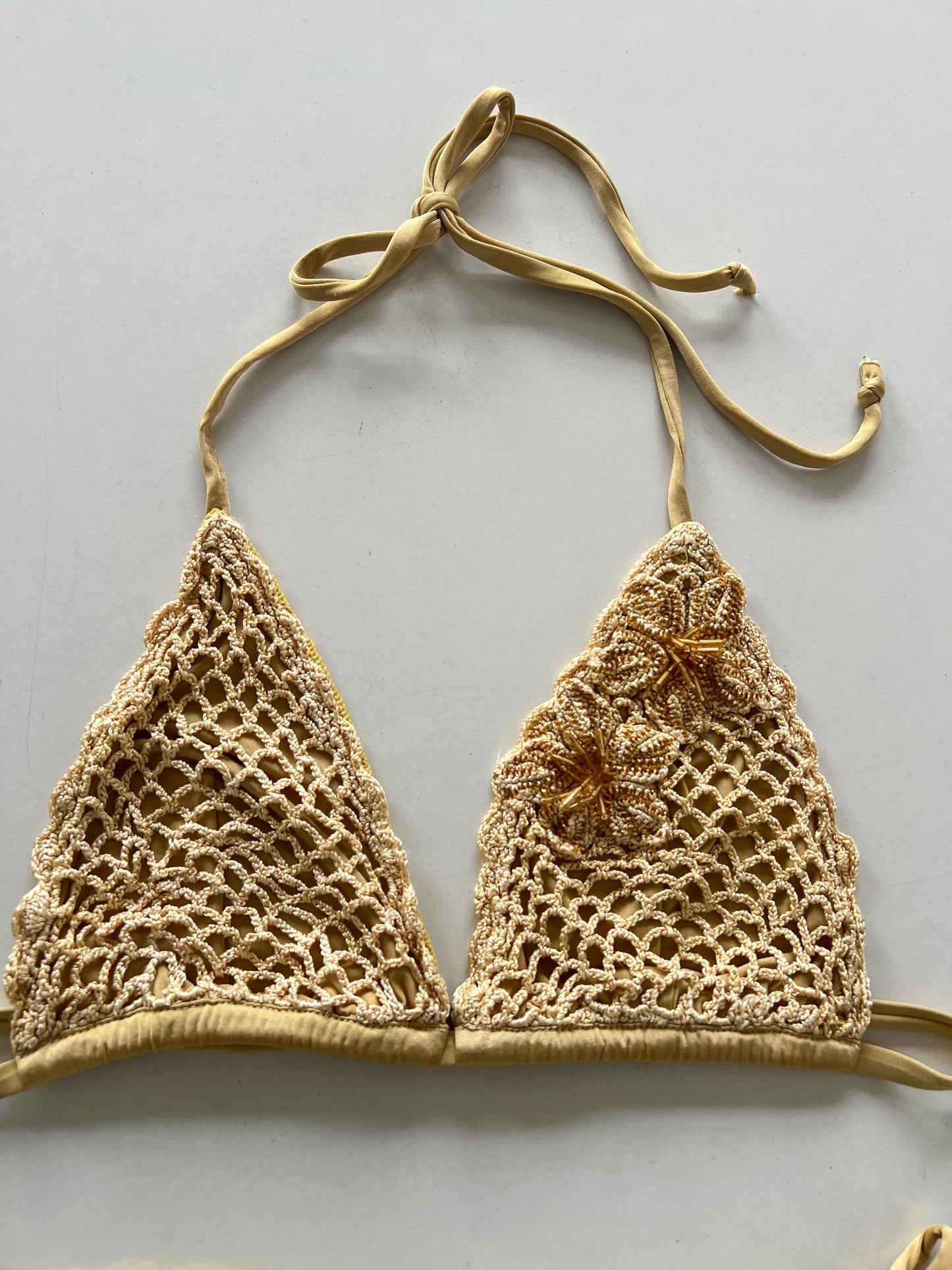 Y2k Embroidered Bikini Set-Bust 30 to 32 Waist-28 to 30