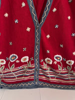 Load image into Gallery viewer, Koret City Blues Embroidered Sweater Vest-Bust 40