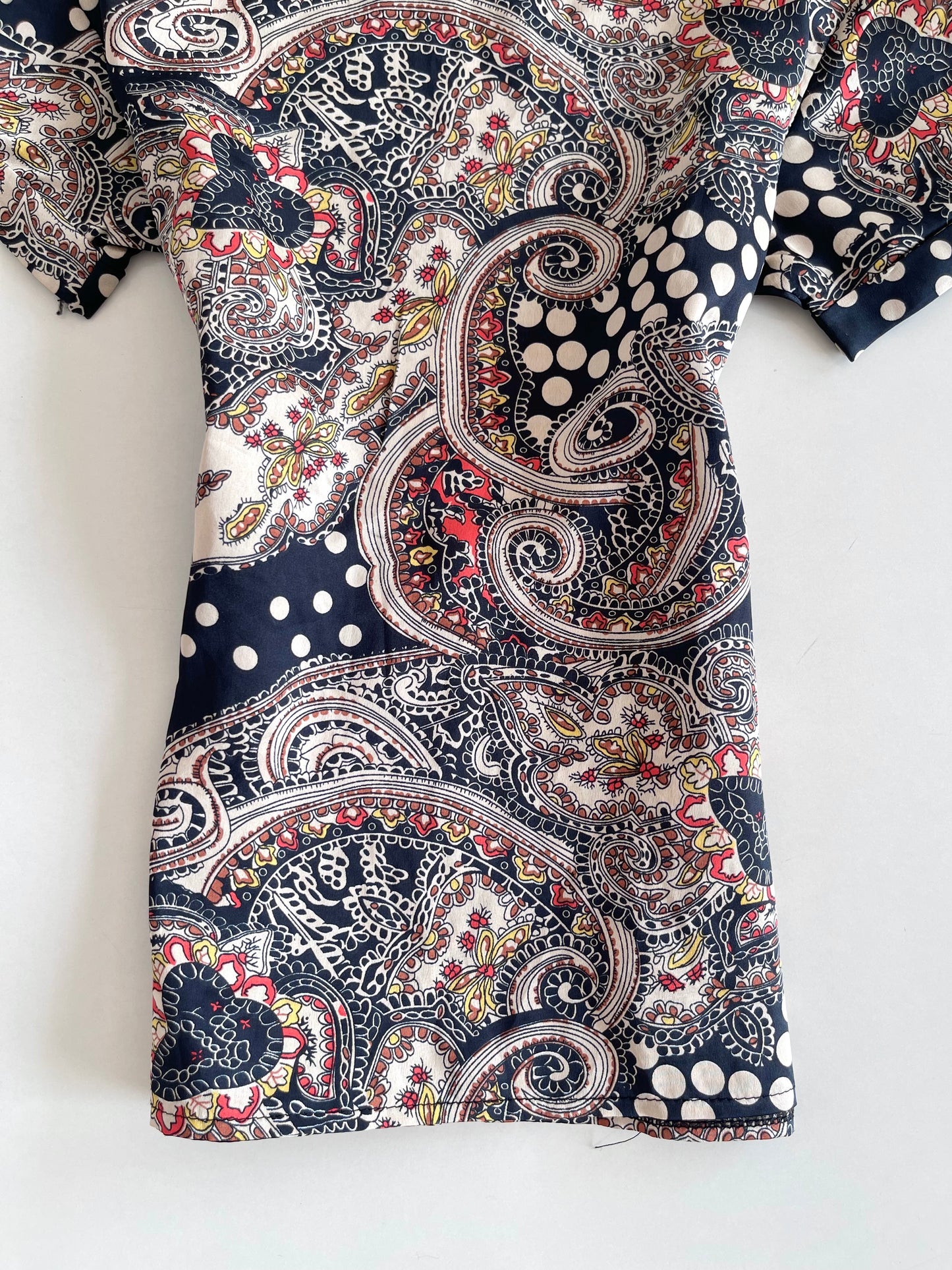 Vintage Paisley Top-Bust 38