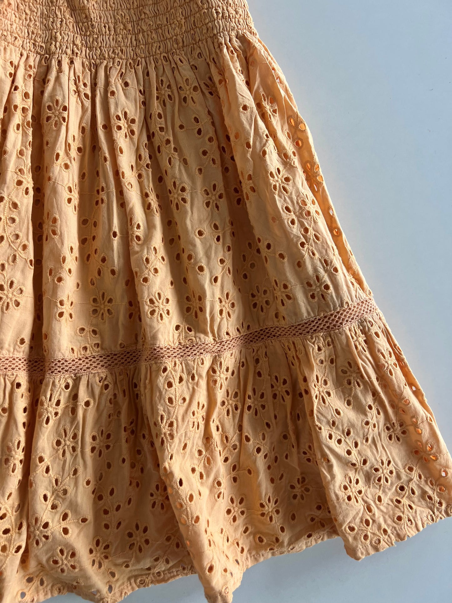 Eyelet Cotton Skirt-Waist 26 to 32