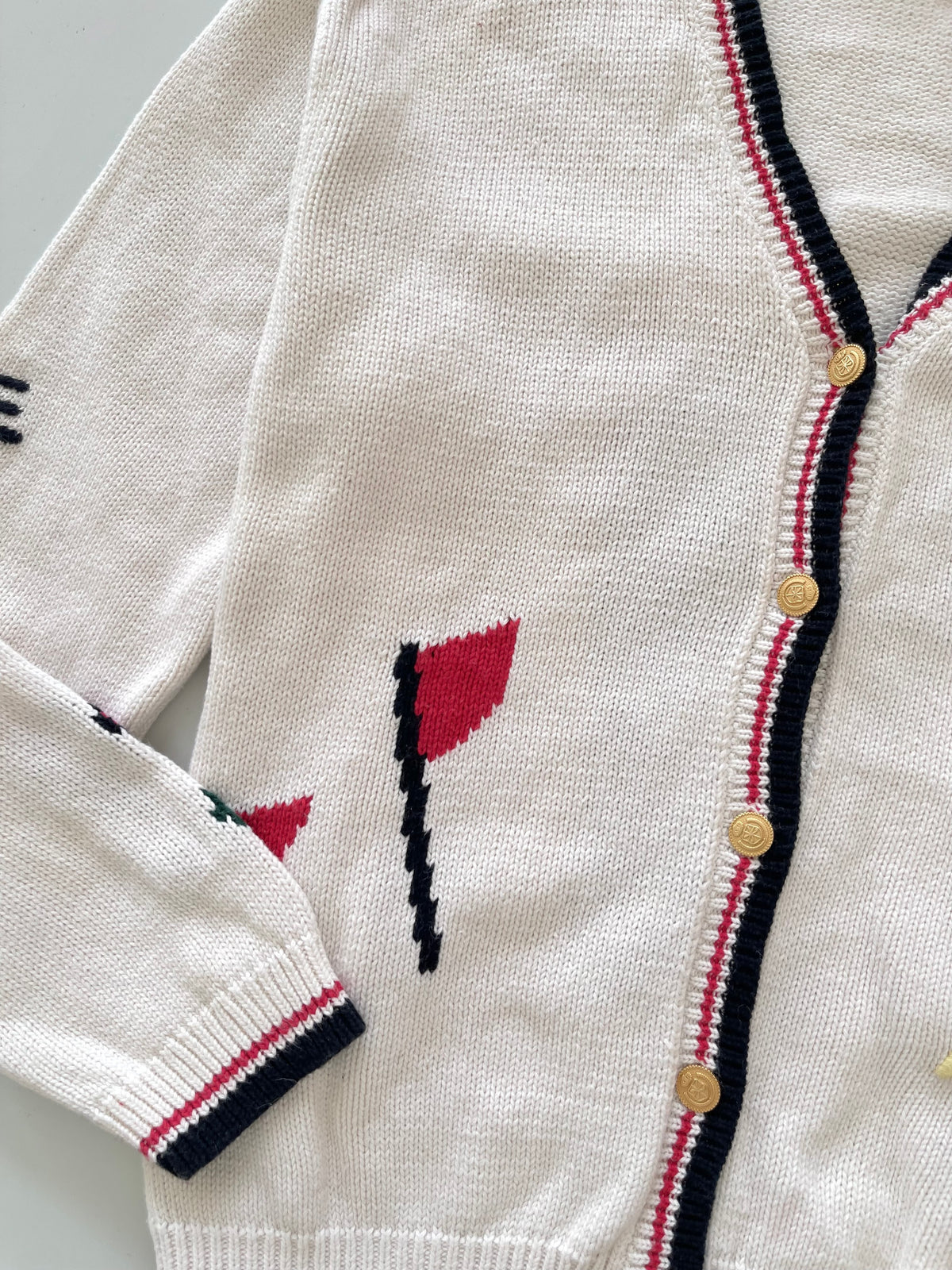 Liz Claiborne Embroidered Cardigan Sweater-Bust 40