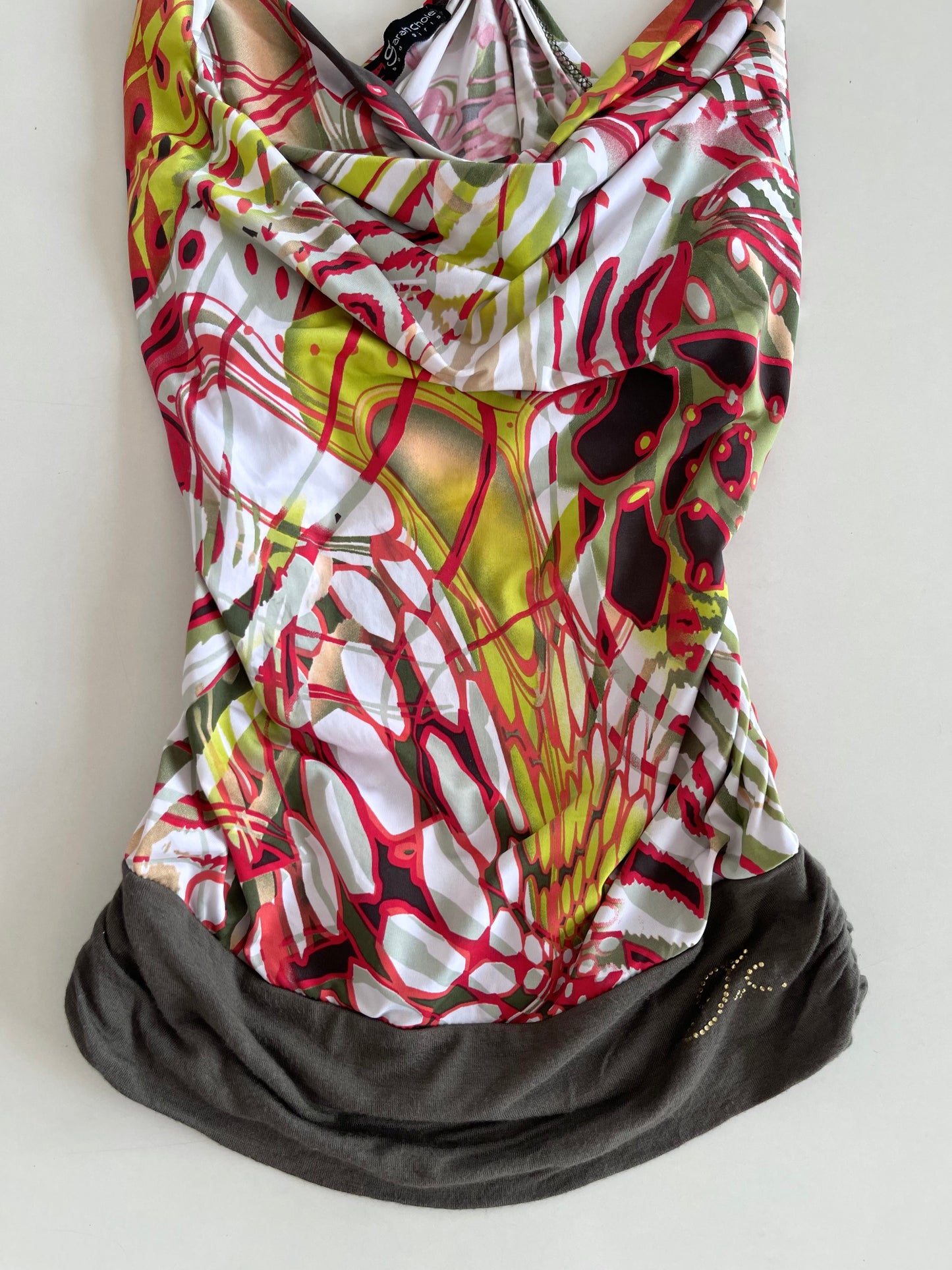 Sarah Choie Cowl Neck Vintage Top-Bust 30