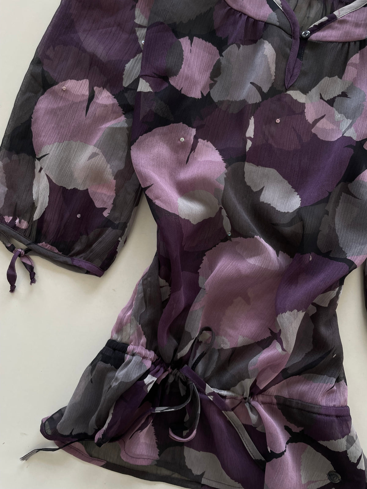 S’Oliver Floral Sheer Top-Bust 36