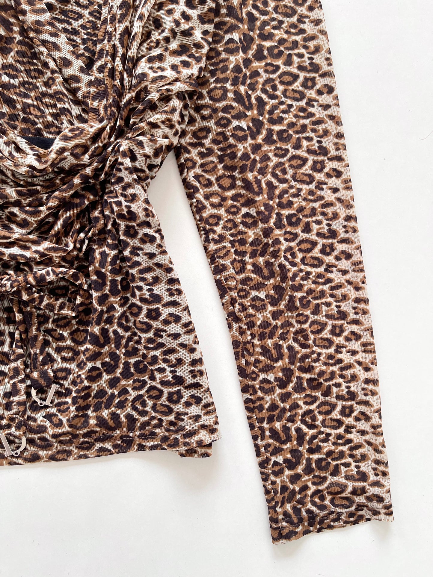 Animal Print Vintage Top-Bust 42 to 44