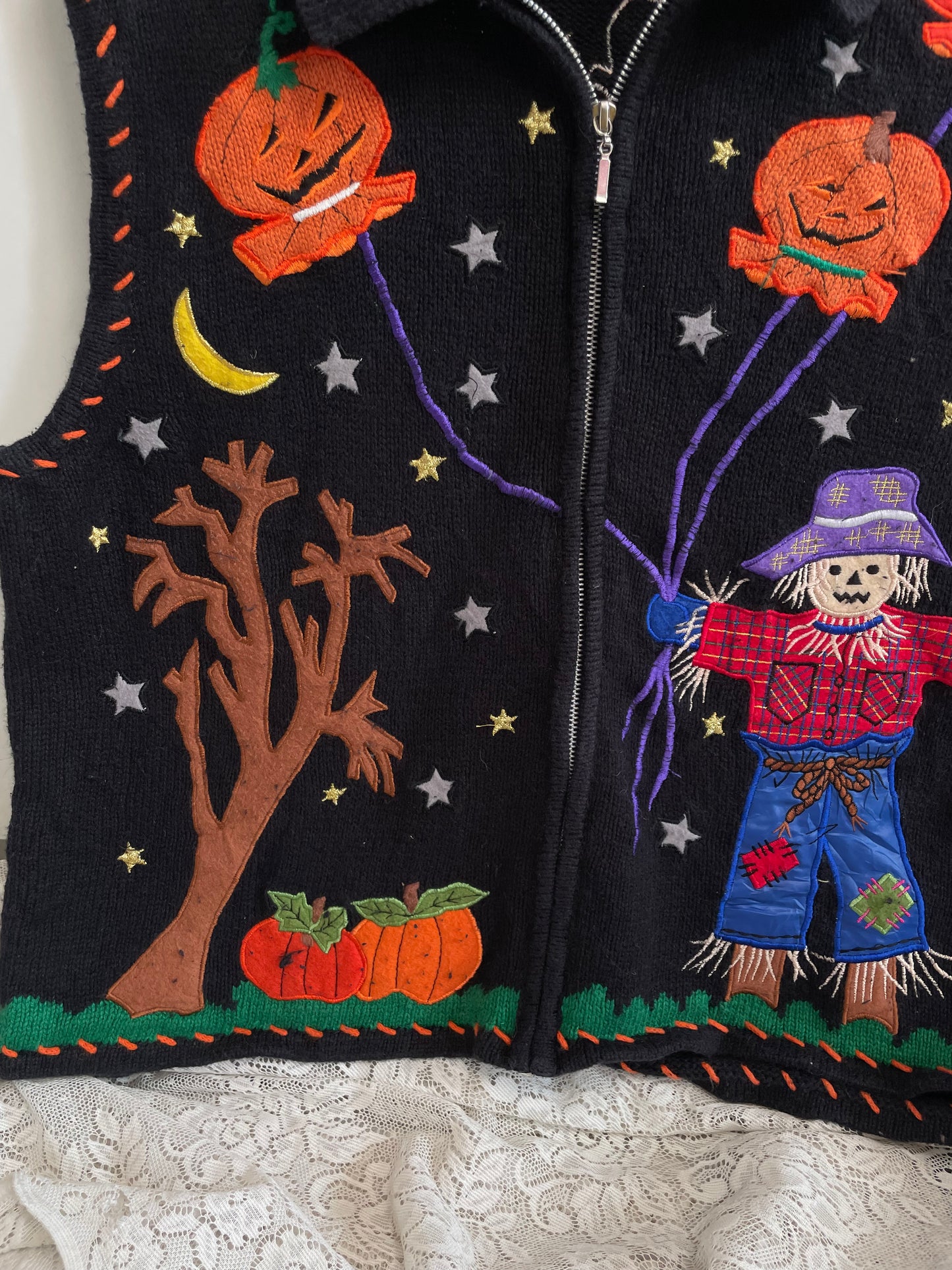 Vintage Christmas Sweater Vest-Bust 44