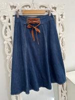 Load image into Gallery viewer, Denim Skirt-Waist 32