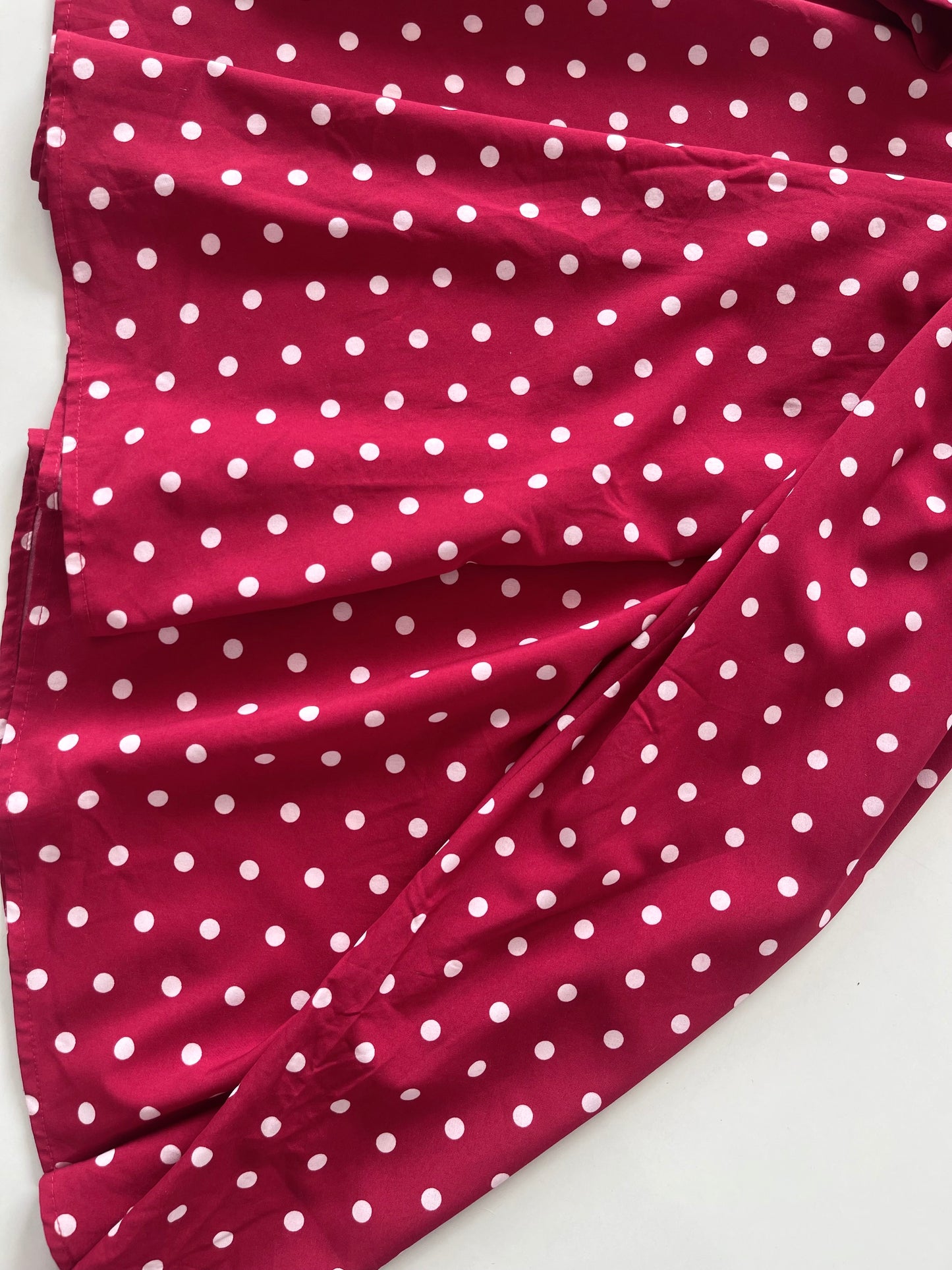 Polka Dot Red Dress-Bust 42