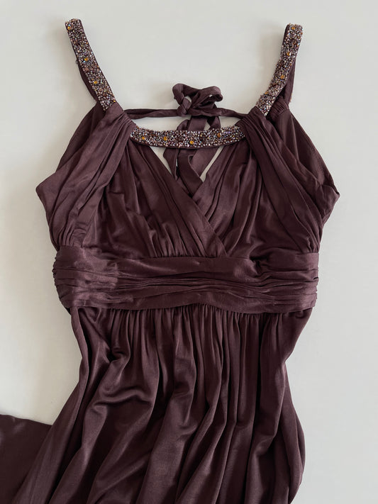 Vintage Embroidered Dress-Bust 30