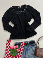 Load image into Gallery viewer, Lily Poem Embroidered Mild Winter Top-Bust 36 to 38