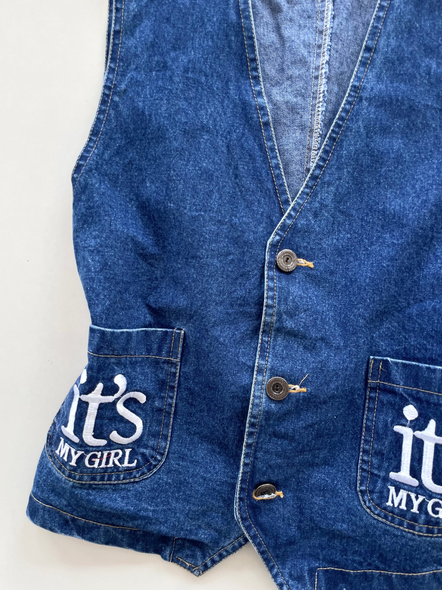 Denim Vest-Chest 38