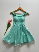 Load image into Gallery viewer, ORGANZA OFF SHOULDER DRESS - BUST 26 TO 30