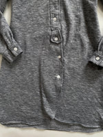 Load image into Gallery viewer, ALPHA BUTTONDOWN GREY WOOLLEN DRESS - 40 to 42