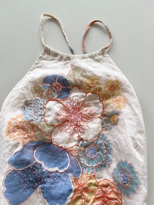French Connection Embroidered Top-Bust 34