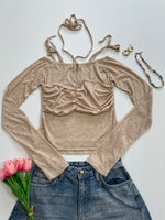 Load image into Gallery viewer, Beige Top-Bust 30 to 32