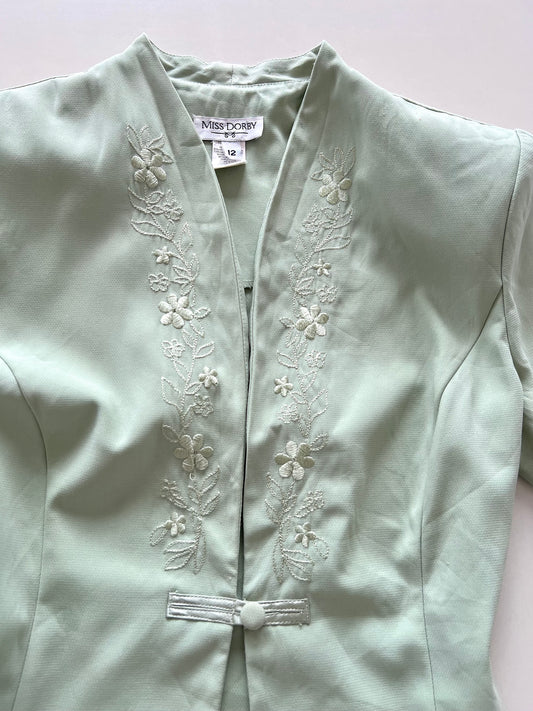 Miss Dorby Embroidered Top-Bust 40
