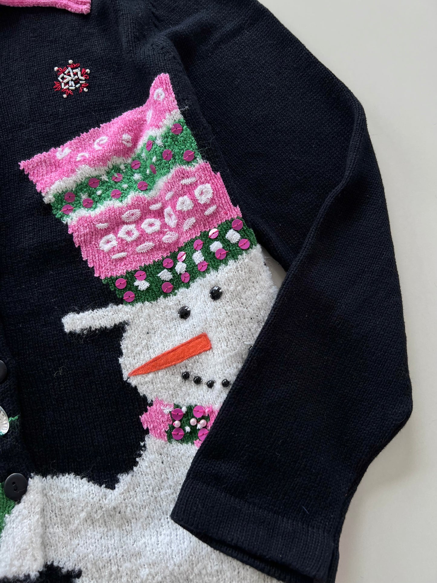 Samantha Coral Christmas Sweater-Bust 44