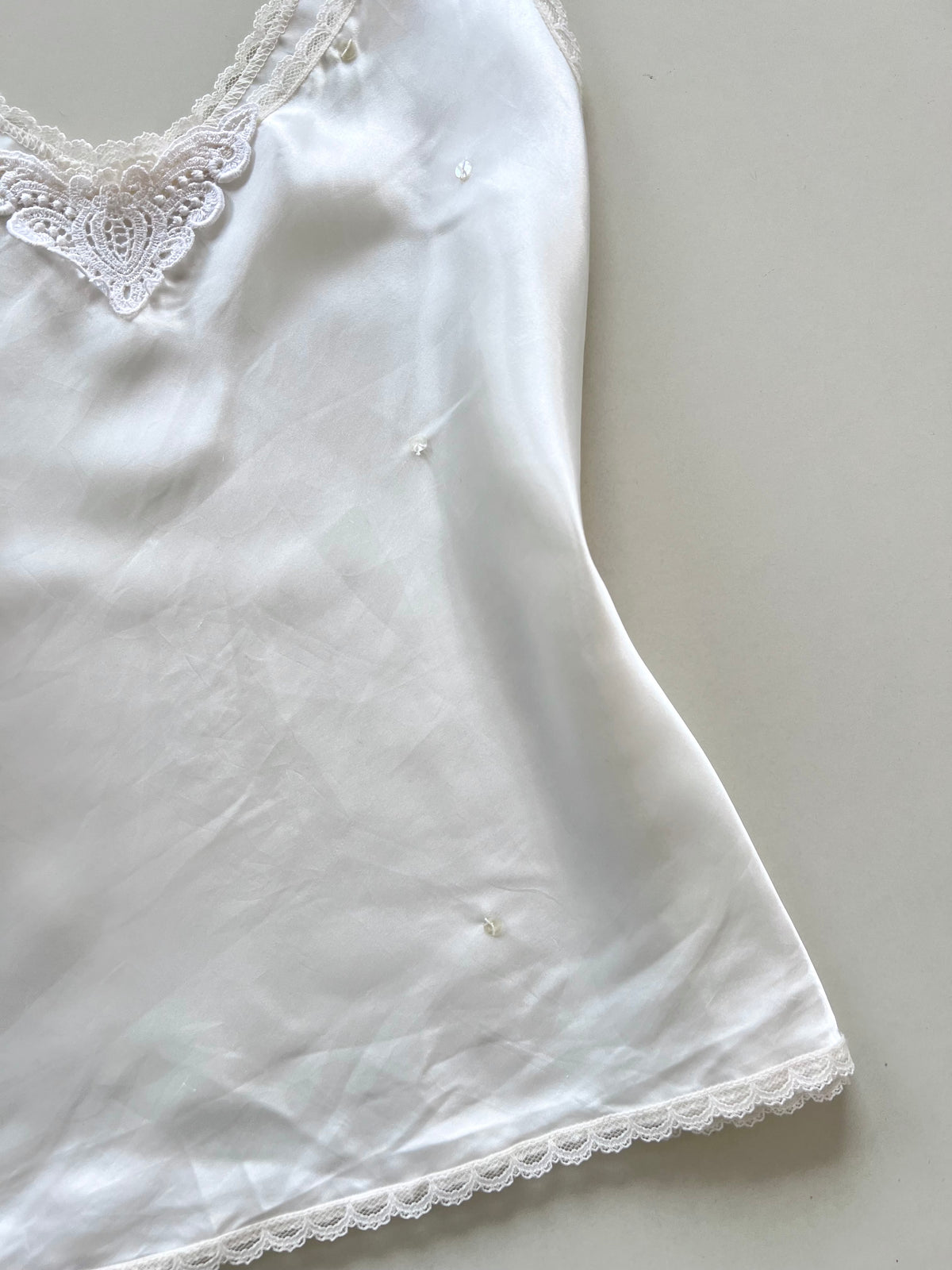 Satin Lace Top-Bust 38