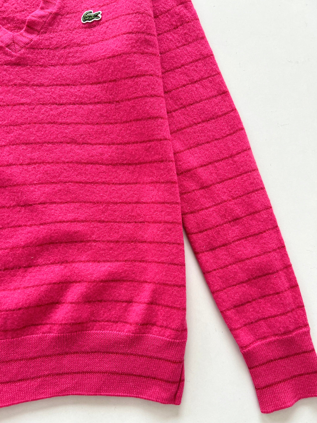 Lacoste Pure Wool Vintage Sweater-Bust 28 to 30