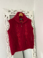 Load image into Gallery viewer, Vintage Embroidered Sweater Vest-Bust 40