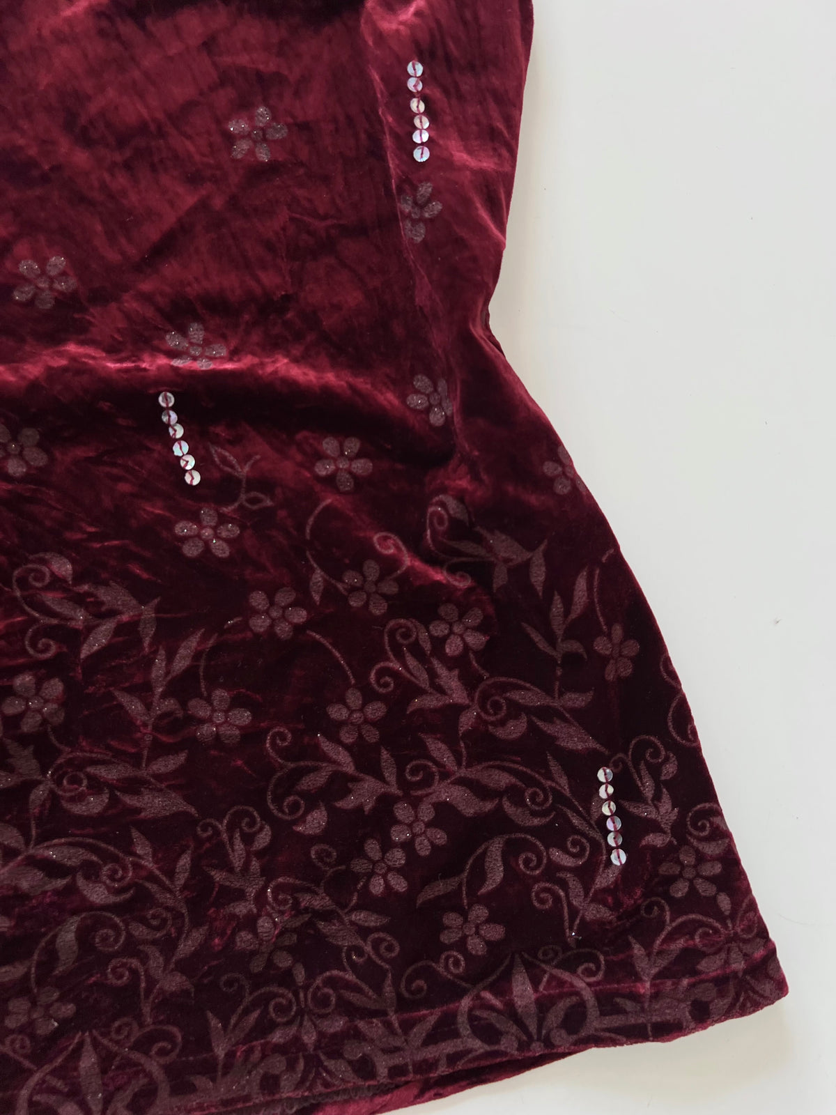 Vintage Velvet Top-Bust 36