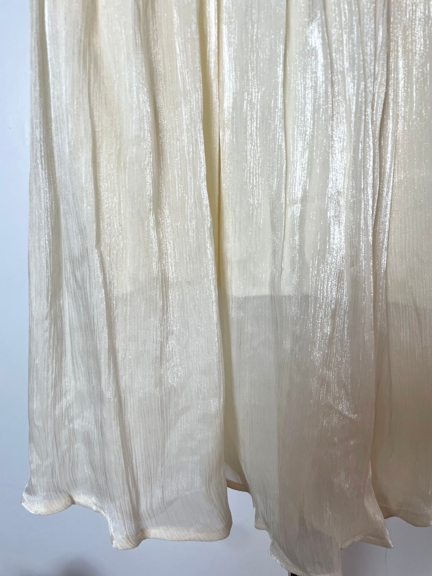 Organza Metallic Skirt-Waist 28 to 34